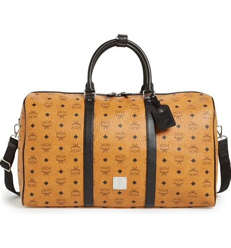 mcm duffle bag replica|mcm weekender bag.